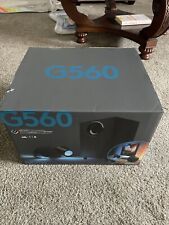 Logitech G560 LIGHTSYNC Gaming Speakers with Game Driven RGB Lighting - Black picture