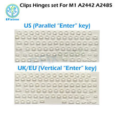 White Clips Hinges Set For Macbook Pro 14
