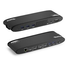 Plugable 13-in-1 USB C Docking Station Dual Monitor, 100W Charging, 4K Displays picture