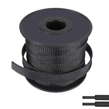 100ft-1/4inch PET Expandable Braided Sleeving Wire Loom Cable Sleeves Automot... picture