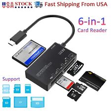 6 in 1 USB Hub Type-C Multiport Adapter High Speed Docking Statio Card Reader picture