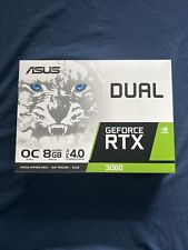 ASUS NVIDIA GeForce RTX 3060Ti Dual OC 8GB GDDR6X Video Graphics Card - White picture