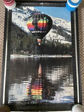 RARE 1981 Original Apple Computer Hot Air Balloon Poster Vintage Donner Lake, CA picture