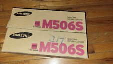 2 OEM Samsung Magenta Toners CLT-M506S - Damaged Boxes picture
