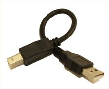 6inch USB 2.0 Certified 480Mbps Type A Male to B Male Cable  Black picture