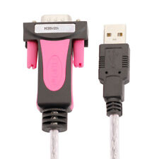 FTDI-FT232 3Ft Translucent USB 2.0 to DB9 RS232 Serial Converter 9 Pin Adapter  picture