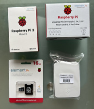 Element14 KIT - Raspberry Pi 3 Model B MB + Case + Power Supply + 16Gb  **NEW** picture