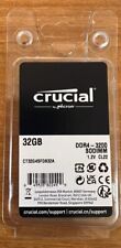 Crucial 32GB DDR4 3200 PC4-25600 SODIMM  For Laptop 