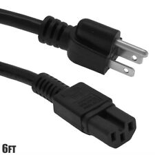 6FT 3-Conductor 14AWG NEMA 5-15P Male to IEC320 C15 Female Power Cord Cable SJT picture