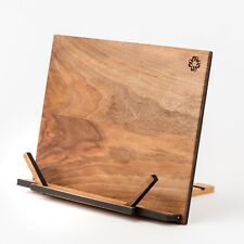 TILISMA Handmade Wooden Book Stand - Walnut Tablet Holder for Reading Hands Free picture