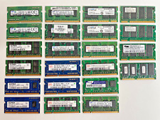 Lot of 22 Pieces Laptop Memory - 128MB to 4GB - Mixed Brands, Some Paired picture
