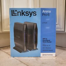 Linksys Arena Pro 6 Dual Band Mesh Router, AX3200 (E8452), (Sealed, Brand New) picture