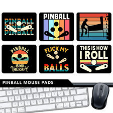 Pinball Player #6 - Mouse Pad - Pinball Wizard Pins Retro Arcade Mousepad Gift picture