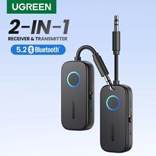 UGREEN Bluetooth 5.2 Receiver 2-in-1 Transmitter 3.5mm Wireless Aux For TV Car picture