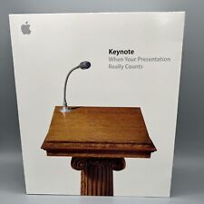 Apple Keynote-Presentation Software 2003-Professor-Teaching-Mac Complete Box picture