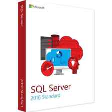 Microsoft SQL Server 2016 Standard with 16 Core License, unlimited User CALs picture