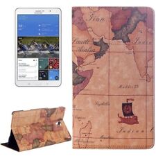 World Map PU Case for Samsung Galaxy Tab S 8.4 / T700 Brown picture