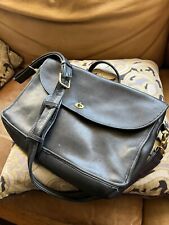 Black Leather Laptop/Tablet/Brief Case Gently Used picture