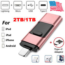 2T 128GB USB3.0 Flash Drive OTG Memory Photo Stick USB-C Disk For iPhone Samsung picture