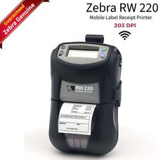 Zebra RW220 Mobile Label Receipt Printer 2 Inch Print WiFi R2D-0UGA010N-L3 picture