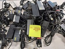 Lot of 21 Genuine Lenovo 65W 20V 3.25a Laptop AC Adapter Slim Tip w/ PWR Cords picture
