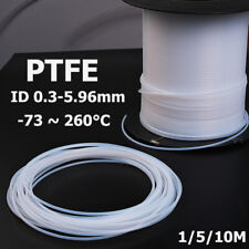 Translucent Fine PTFE Tube Tubing Sleeve ID 0.3-5.96mm 1/5/10 Meter 3D Printer picture