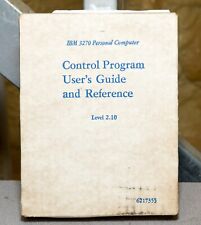 Vintage IBM 3270 Personal Computer PC3270 Control Program User's Guide Reference picture