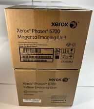 Xerox Phaser 6700 Imaging Units Lot Of 2 Yellow & Magenta OEM Sealed In Boxes picture