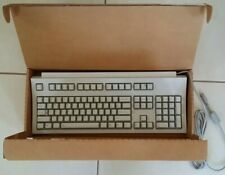 Vintage HP Wired Terminal Keyboard Clicky Beige PS2 C3758-60201 3732 MX3732 NEW picture