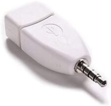 USB Female to 3.5mm Jack Male Audio Converter Adapter (White) picture