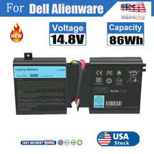 2F8K3 Battery For Dell Alienware 17 R1 17X M17X-R5 Alienware 18 R1 18X M18X 86Wh picture