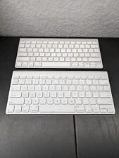2x OEM APPLE A1314 Wireless Keyboards - BOTH FOR PARTS/REPAIR, AS IS picture