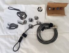 HP Sure Key Cable Lock L65282-B1/6UW42UT w/ 4 Different Security Lock Heads. picture