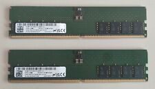 2x MICRON 32GB 2RX8 PC5-4800B DDR5 UDIM DESKTOP MEMORY RAM picture