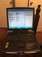 Toshiba Satelite 1900-101 Pentium 4 Laptop 2002 boots to BIOS 512bm ram cd drive picture