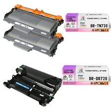 2Pk TRS TN720 DR720 Compatible for Brother HL5440D 5450DN Toner and Drum Unit picture