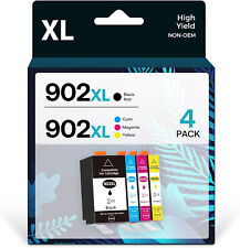 4Pack 902XL Ink Cartridges for HP 902 Officejet Pro 6978 6960 6968 6970 6975 Lot picture