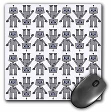 3dRose Cute Robot Print MousePad picture
