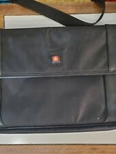 Vintage Black Computer Laptop Portable Shoulder Bag Swiss Army  14