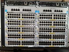 HPE Aruba J9851A I LOADED HPE 2X J9546A and 10X J9986A 4x redndnt Pwr supplies  picture