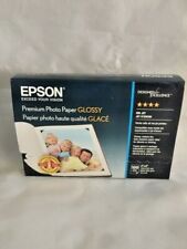 Epson Premium Photo Paper, 68 lbs., High-Gloss, Borderless, 4