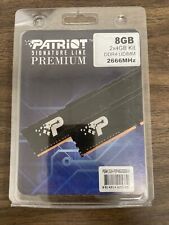 Patriot Signature Premium DDR4 8GB (2x4GB) 2666MHz (PC4-21300) UDIMM  picture