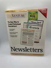 PROVENTURE NEWSLETTERS (1998) New Sealed Quick Learn CD-ROM picture