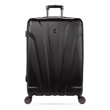 SWISSGEAR Cascade Hardside Large Checked Suitcase - Black picture