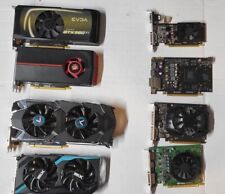 Lot of 8 Mixed Brand / Model Graphics Cards Defective / Untested GPU's for Parts picture