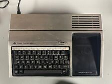Texas Instruments TI-99/4A Home Computer As IS Powered Up - No Power Supply picture