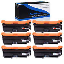 6PK Black CE260A 647A Toner for HP Color LaserJet CP4525DN CP4525XH CP4525N picture