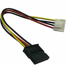 COMeap (2-Pack) 4 Pin to SATA Female Hard Drive Power Adapter Cable Compatible picture