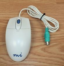 Genuine Vintage Mi (PD430P) Wired PS/2 Optical Computer Mouse **READ**  picture