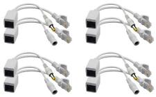 Passive PoE Injector and PoE Splitter Kit with RJ45 Ethernet and power via DC... picture